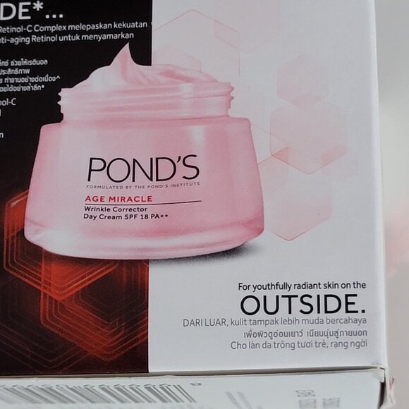 POND'S Age Miracle Wrinkle Corrector SPF 18 Pa++ Anti Aging Day Cream 1.7 oz 50g - Picture 3 of 15
